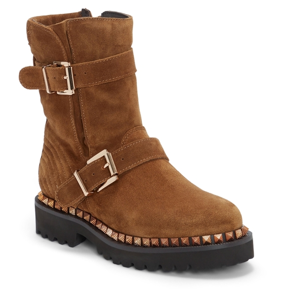 Vince Camuto Alelani Studded Moto Boot
